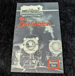 1933 Chicago World's Fair "The Burlington Route", Railroad Train Brochure